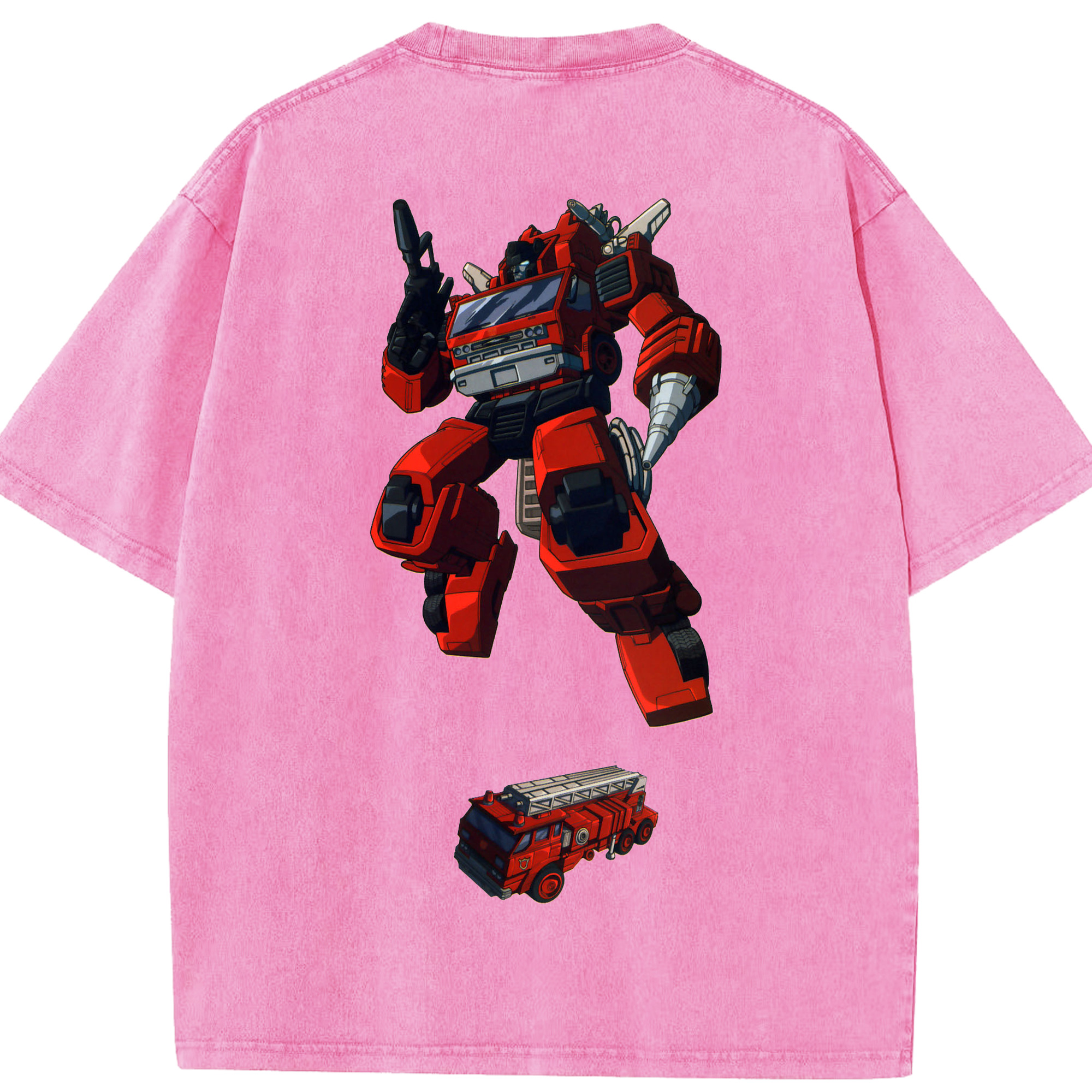 （画像用）  綿100% ヴィンテージ風 半袖Tシャツ（背面プリント）